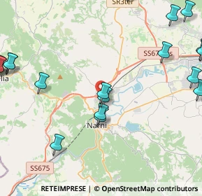 Mappa Via dei Gigli, 05035 Narni Scalo TR, Italia (6.4795)