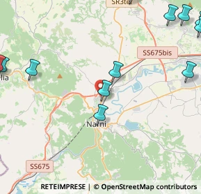 Mappa Via dei Gigli, 05035 Narni Scalo TR, Italia (6.67077)