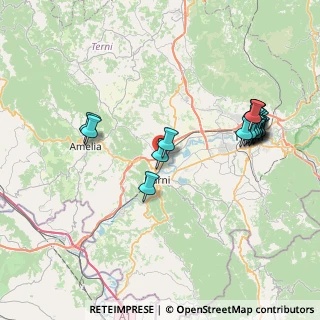 Mappa Via dei Gigli, 05035 Narni Scalo TR, Italia (8.89)
