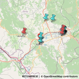 Mappa Via del Cerqueto, 05035 Narni Scalo TR, Italia (8.934)