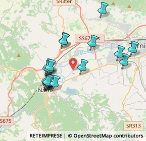 Mappa Strada Marrano, 05035 Narni TR, Italia (3.743)