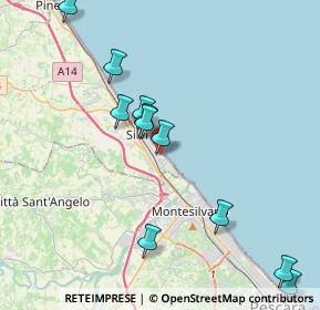 Mappa Via Rubicone, 64028 Silvi TE, Italia (4.89)