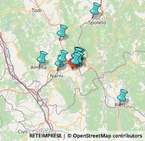 Mappa Strada di Poscargano, 05100 Terni TR, Italia (9.1125)