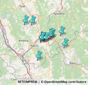 Mappa Strada di Poscargano, 05100 Terni TR, Italia (8.4625)