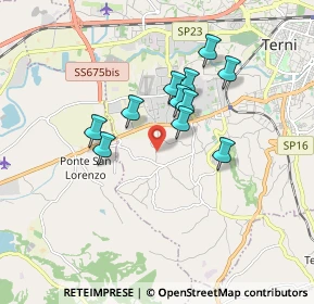 Mappa Strada di Poscargano, 05100 Terni TR, Italia (1.45273)