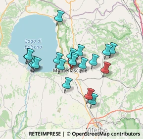 Mappa Via Ruben Rubbi, 01027 Montefiascone VT, Italia (6.2125)