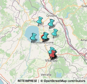 Mappa Via Ruben Rubbi, 01027 Montefiascone VT, Italia (9.9955)