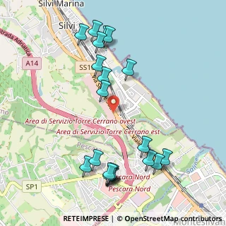 Mappa Strada da Denominare, 64028 Silvi TE, Italia (1.225)