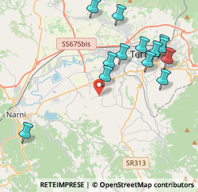 Mappa Strada di San Giacomo, 05100 Terni TR, Italia (4.73692)