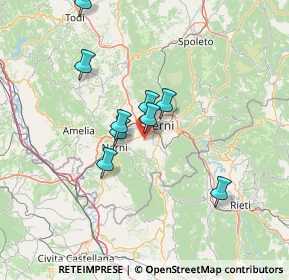 Mappa Strada di San Giacomo, 05100 Terni TR, Italia (22.35385)