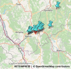 Mappa Strada di San Giacomo, 05100 Terni TR, Italia (7.91273)