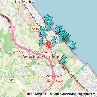 Mappa Via Nazionale Adriatica Sud Km 438, 64028 Silvi TE, Italia (0.763)