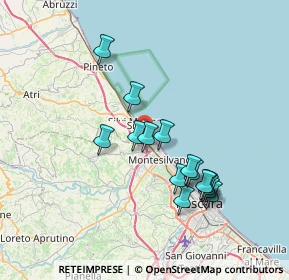 Mappa Via Nazionale Adriatica Sud Km 438, 64028 Silvi TE, Italia (6.92467)