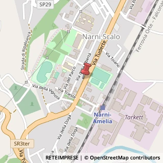Mappa Via Tuderte, 97, 05035 Narni, Terni (Umbria)