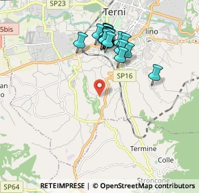 Mappa Strada di Colleseccozza, 05100 Terni TR, Italia (1.907)