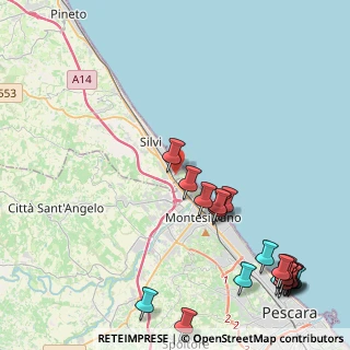 Mappa Viale Po, 64028 Silvi TE, Italia (6.361)