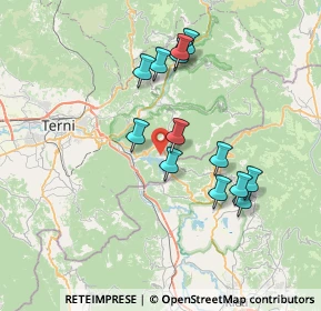 Mappa Viale Vincenzo Noceta, 05100 Terni TR, Italia (6.98385)