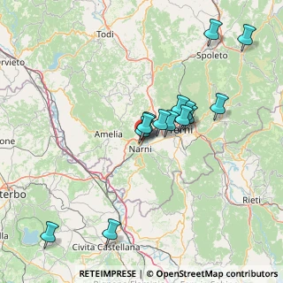 Mappa Via Tuderte, 05035 Narni Scalo TR, Italia (14.35286)