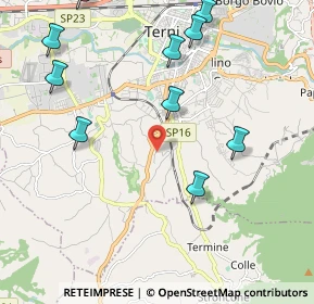 Mappa Strada Macchia di Bussone, 05100 Terni TR, Italia (2.72273)