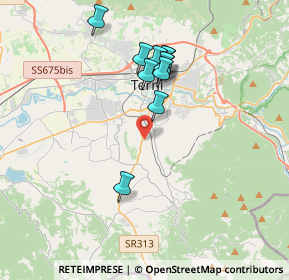 Mappa Strada Macchia di Bussone, 05100 Terni TR, Italia (3.48)