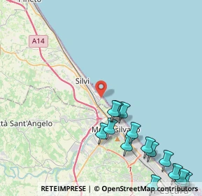Mappa Viale Tevere, 64028 Silvi TE, Italia (6.08867)