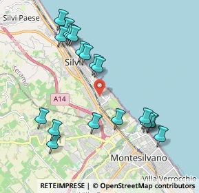 Mappa Via Piave, 64028 Silvi TE, Italia (2.244)