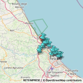 Mappa Via Piave, 64028 Silvi TE, Italia (5.7125)