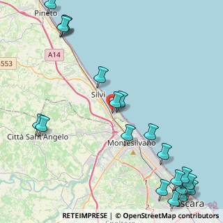 Mappa Via Piave, 64028 Silvi TE, Italia (6.544)