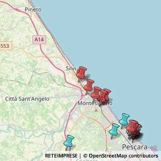 Mappa Via Piave, 64028 Silvi TE, Italia (6.7035)