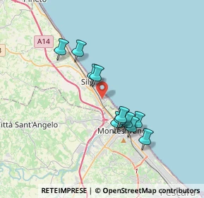 Mappa Via Piave, 64028 Silvi TE, Italia (3.21)