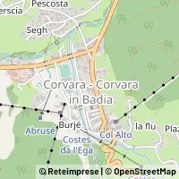 Karte Corvara in Badia