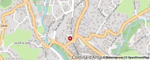 Mappa Cortina d’Ampezzo