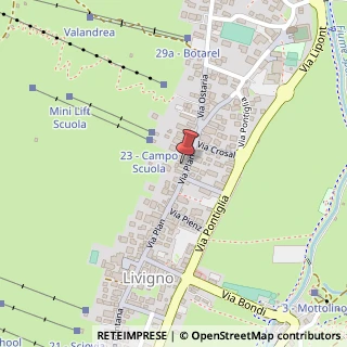 Mappa Via Plan, 307, 23041 Livigno, Sondrio (Lombardia)