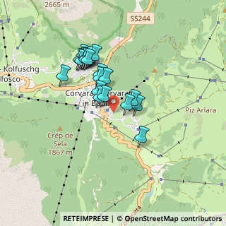 Mappa Strada Pé de Corvara, 39033 Corvara In Badia BZ, Italia (0.715)