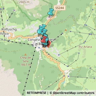 Mappa Strada Pé de Corvara, 39033 Corvara In Badia BZ, Italia (0.388)