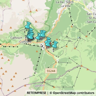 Mappa Strada Pé de Corvara, 39033 Corvara In Badia BZ, Italia (1.36)