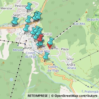 Mappa Strada Pé de Corvara, 39033 Corvara In Badia BZ, Italia (0.499)
