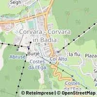 지도 Corvara in Badia