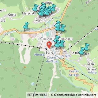 Mappa Strada Burjé, 39033 Corvara In Badia BZ, Italia (0.592)