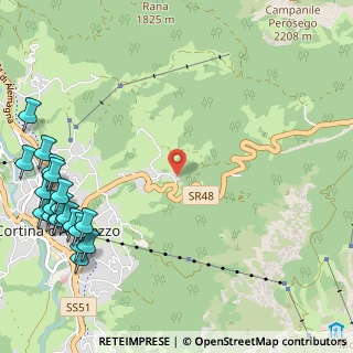 Mappa FRAZIONE, 32043 Cortina d'Ampezzo BL, Italia (1.6145)