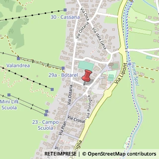 Mappa Via dalla Chiesa, 21, 23030 Livigno, Sondrio (Lombardia)
