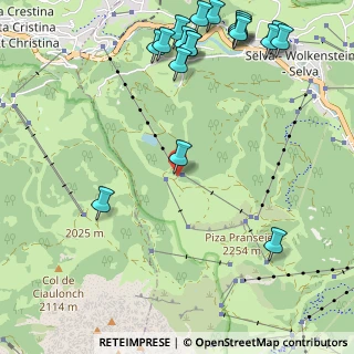 Mappa Strada Ruacia, 39048 Selva di Val Gardena BZ, Italia (1.45263)