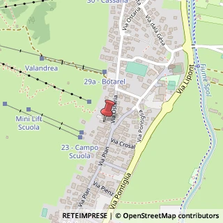 Mappa Via Ostaria, 1, 23030 Livigno, Sondrio (Lombardia)
