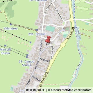 Mappa Via dalla Chiesa, 13, 23030 Livigno, Sondrio (Lombardia)