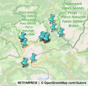 Mappa Str. Sotscores, 39033 Corvara In Badia BZ, Italia (5.50667)