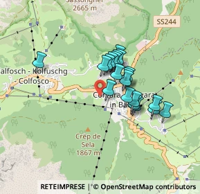 Mappa Str. Sotscores, 39033 Corvara In Badia BZ, Italia (0.6295)