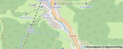 Mappa Wolkenstein in Gröden