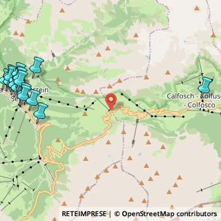 Mappa Passo Gardena, 39048 Selva di Val Gardena BZ, Italia (3.63529)