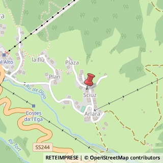 Mappa Strada Sciuz, 5, 39033 Corvara in Badia, Bolzano (Trentino-Alto Adige)