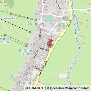 Mappa Via Pontiglia, 411, 23030 Livigno, Sondrio (Lombardia)